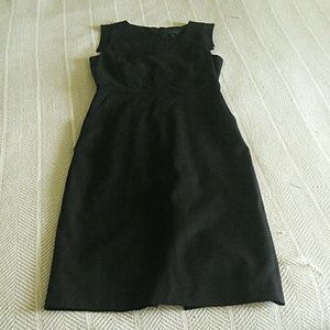 JCrew 6 tall 6t black dress